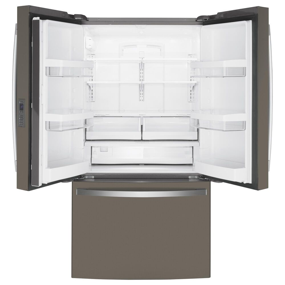 GE Appliances 23.1 Cu. Ft. Counter Depth French Door Refrigerator in Slate, , large