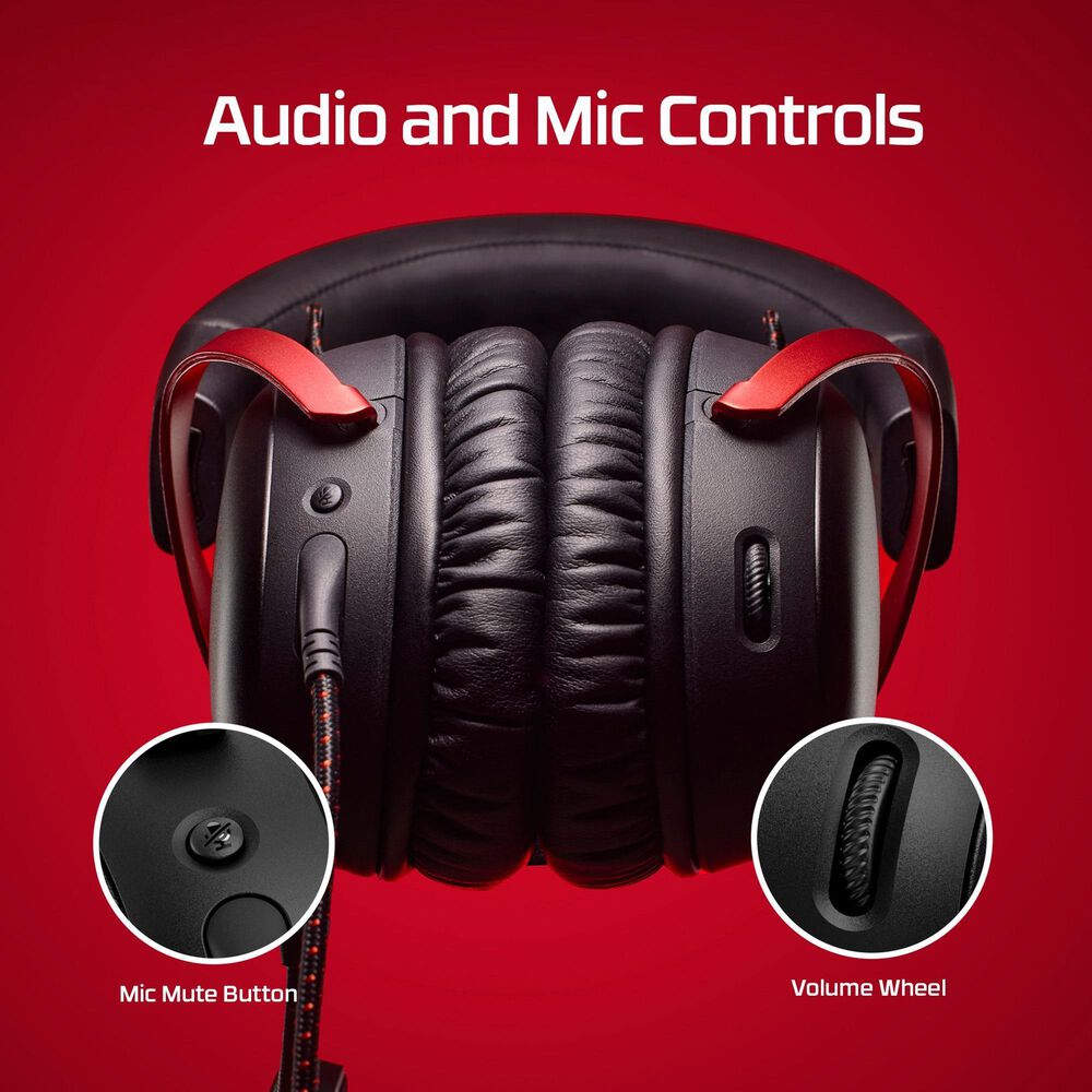Hyperx HyperX Cloud III Gaming Headset in Black and Red, , large