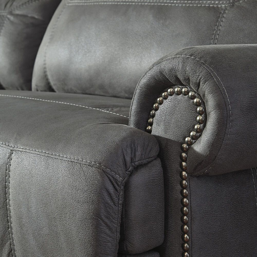 Ashley Austere Manual Wall Recliner in Gray, , large