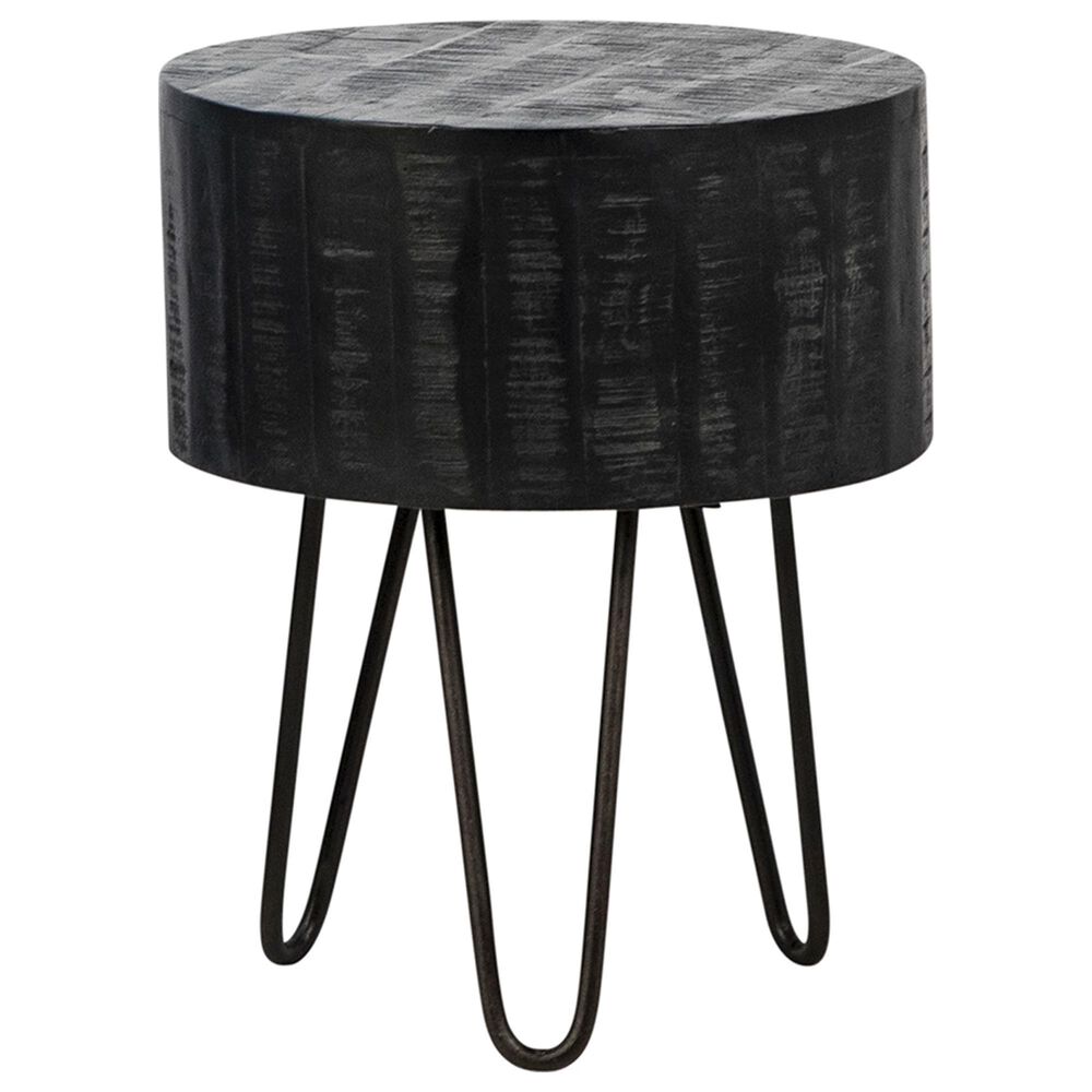 Blue Sun Designs Barocca End Table in Black, , large