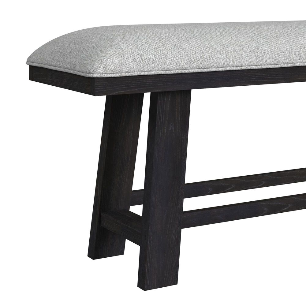 Mayberry Hill Transcend Counter Height Dining Bench in Charcoal, , large