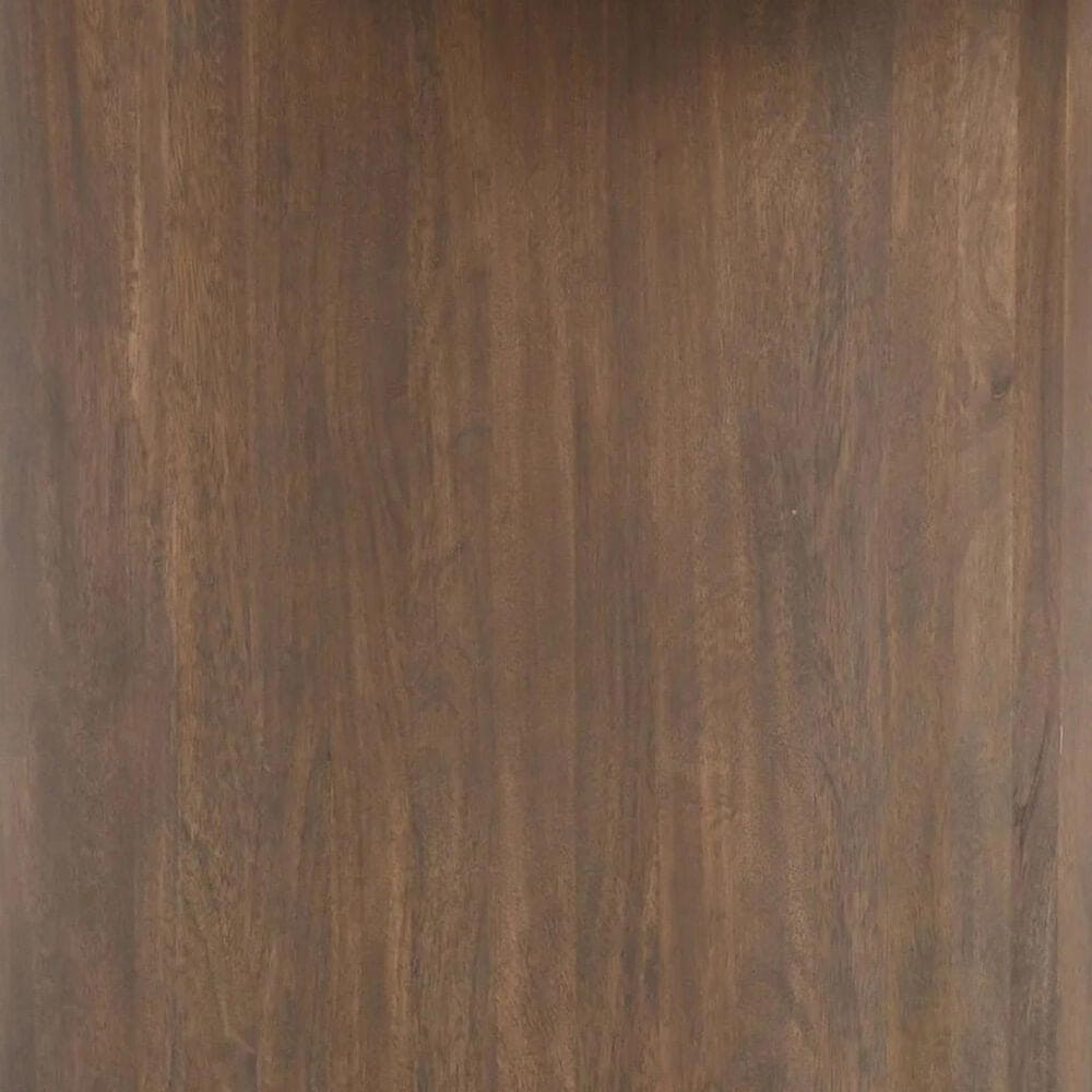 Waltham Luna and Gibson 7-Piece Rectangular Dining Set in Brown and Antique Brass, , large