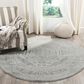 Safavieh Adirondack ADR108T-10R 10" x 10"  Slate/Ivory Round Rug, , large