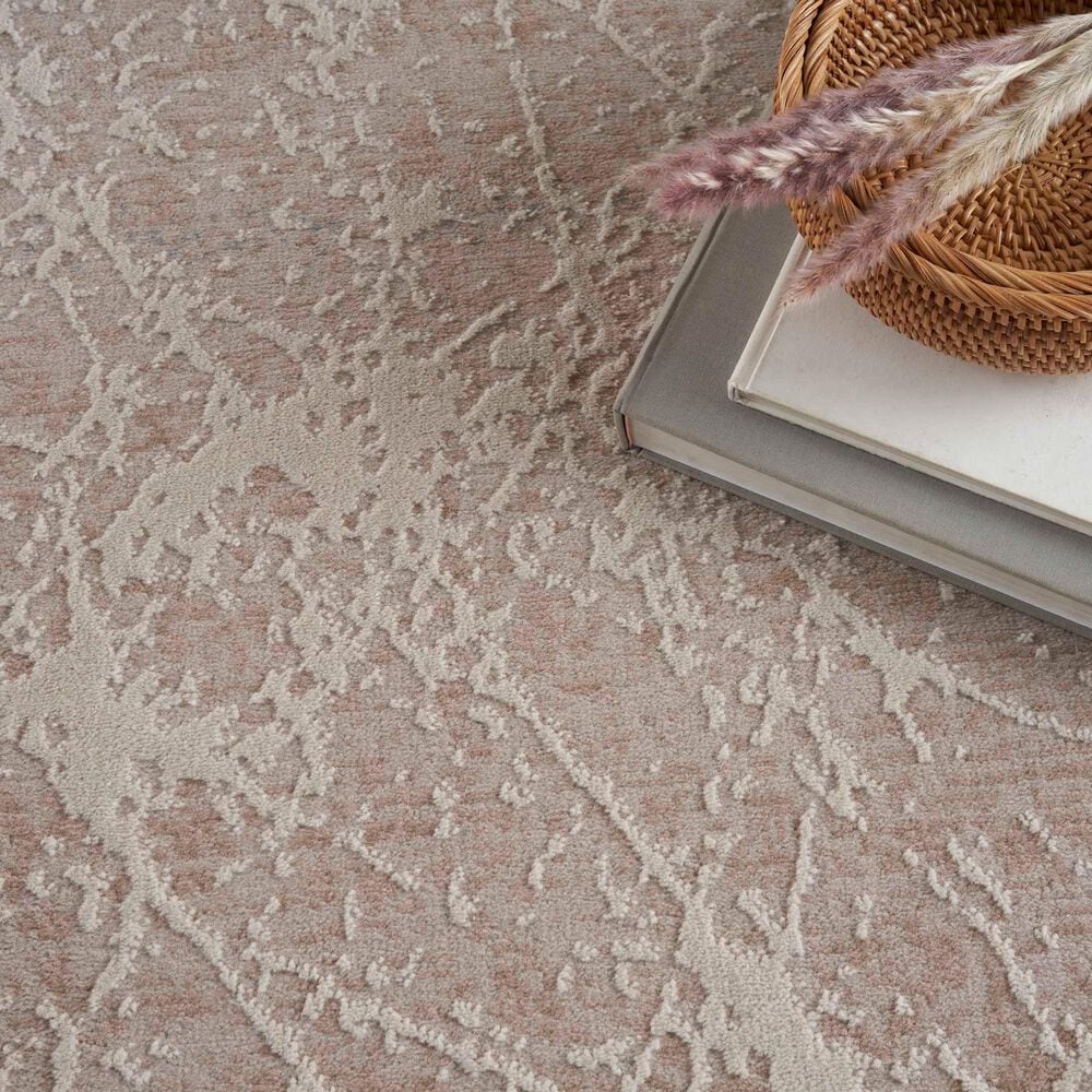 Nourison Exhale 7&#39;10&quot; x 9&#39;10&quot; Mocha and Ivory Area Rug, , large