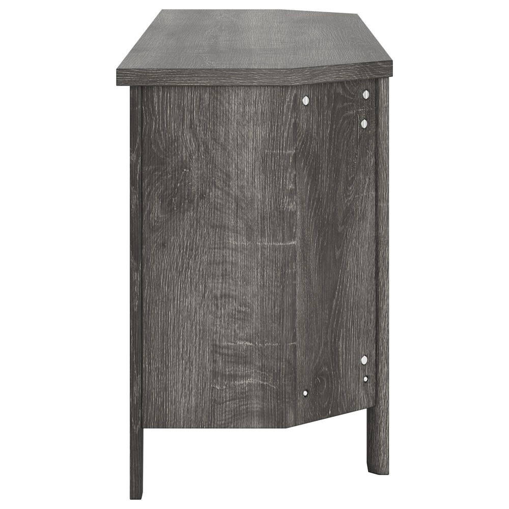 Ashley Arlenbry 58&quot; Corner TV Stand in Gray and Weathered oak, , large