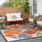Nourison Aloha ALH33 7"10" x 10"6" Multicolor Indoor/Outdoor Area Rug, , large
