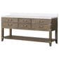 Lexora Home Norwalk 72" Double Bathroom Vanity in Grey Oak with White Cultured Marble Top  and Rectangle Sink, , large