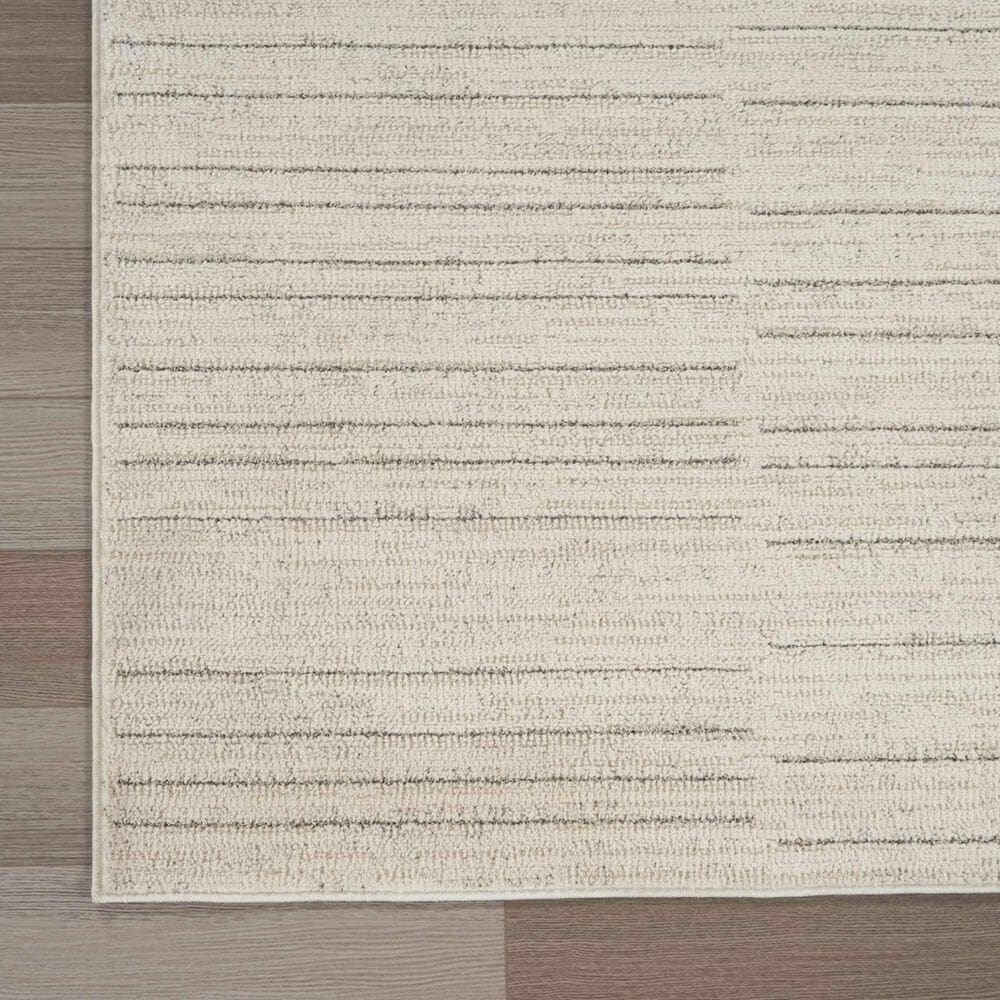 Nourison Andes AND02 3&#39;11&quot; x 5&#39;11&quot; Ivory and Grey Area Rug, , large
