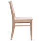 Linon Home Decor Devin Side Chair in Unfinished, , large