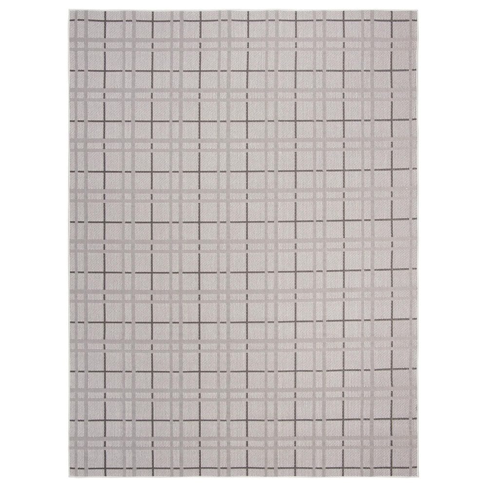 Safavieh Bermuda BMU803B 8" x 10" Ivory and Grey Indoor/Outdoor Area Performance Rug, , large