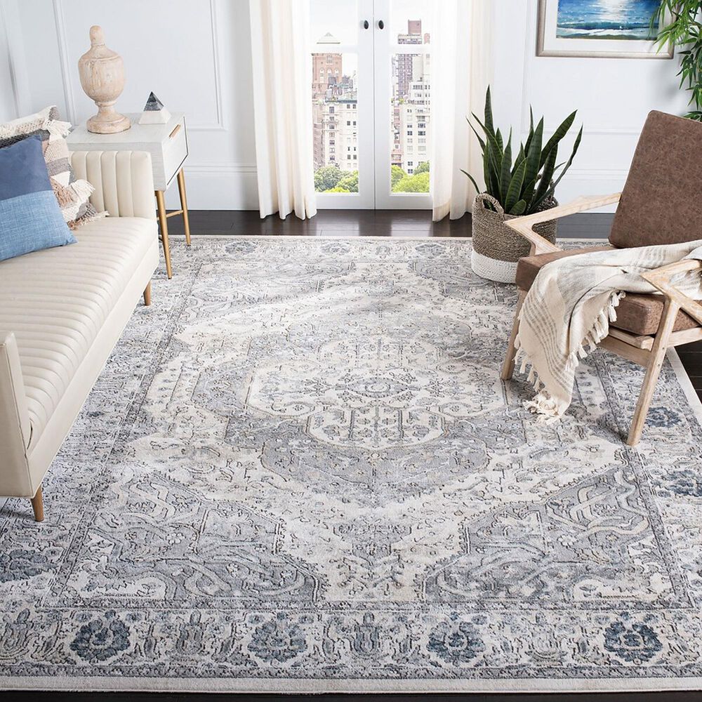 Safavieh Oregon 8&#39; x 10&#39; Ivory and Grey Area Rug, , large
