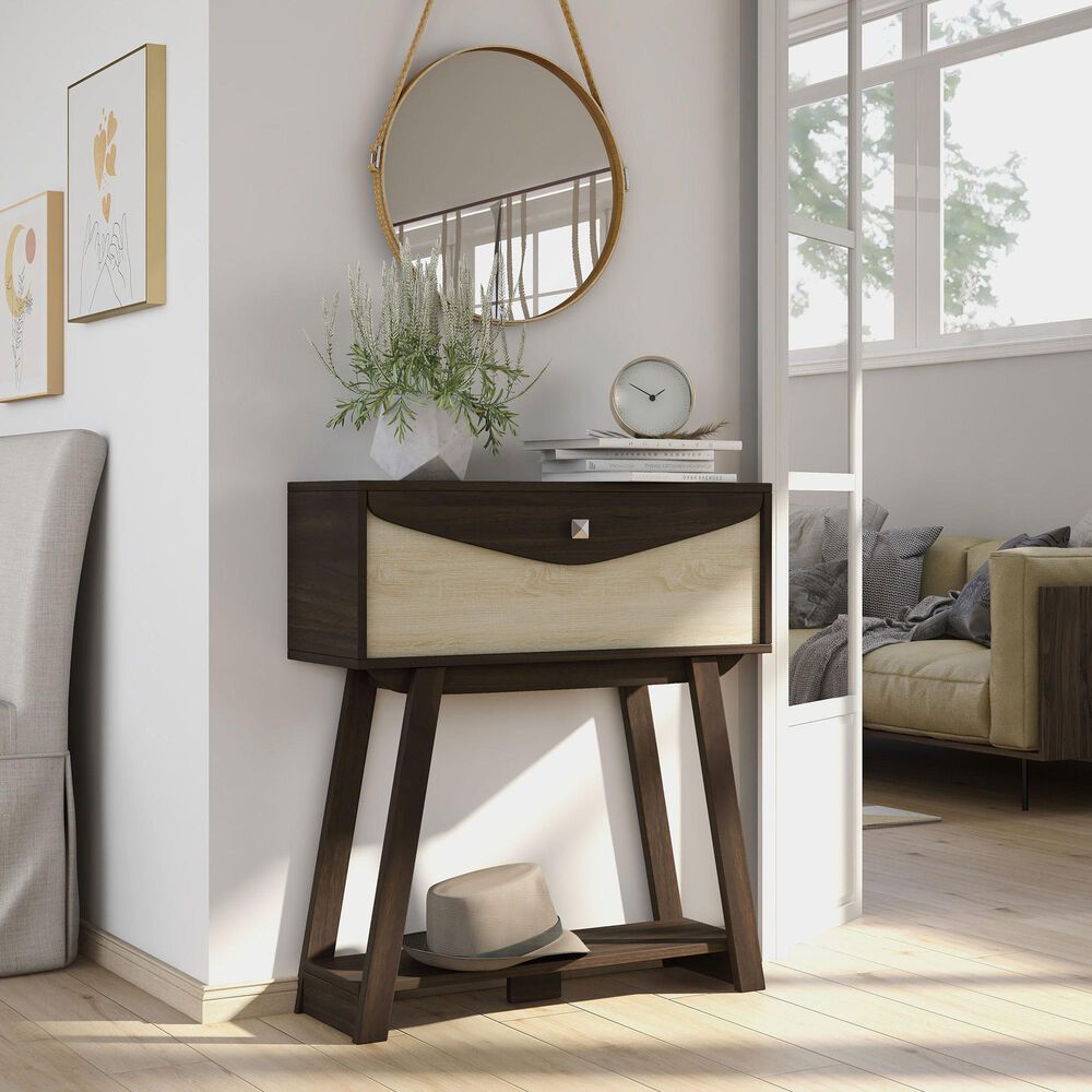Furniture of America Janes Console Table in Wenge, , large