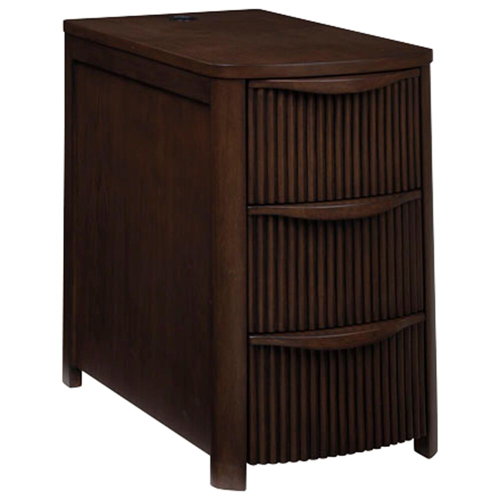 Ashley Camdill Chairside End Table in Dark Brown, , large