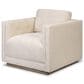 Four Hands Kiera Swivel Chair in Thames Cream, , large