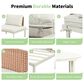 HOMLUX 8-Piece Patio Sofa Furniture Set in Beige, , large
