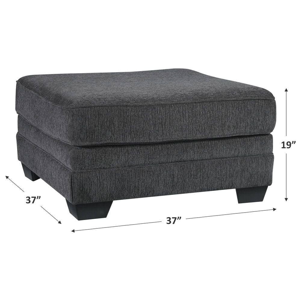 Ashley Tracling Oversized Accent Ottoman in Slate, , large