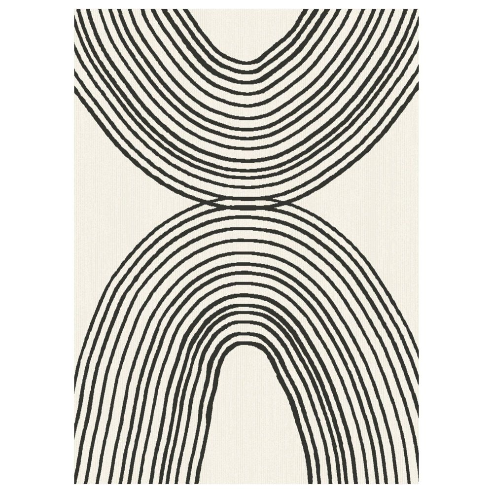 Balta Rugs Marcellin Abstract 7"10" x 10" Cream Area Rug, , large
