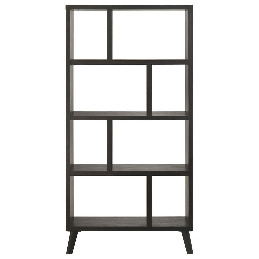 Everly Living Sloane Bookcase in Dark Gray, , large