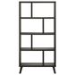 Everly Living Sloane Bookcase in Dark Gray, , large