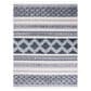 Safavieh Marrakesh MRK515B 9" x 12" Ivory and Blue Area Rug, , large