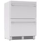 Zephyr 5.1 Cu. Ft. Outdoor Dual Zone Drawer Refrigerator in Stainless Steel, , large