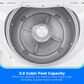 Midea 3.9 Cu. Ft. Top Load Washer and 7.0 Cu. Ft. Top Load Electric Dryer in White, , large
