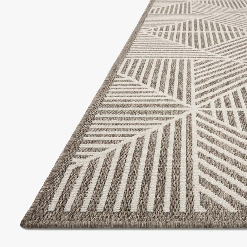 Loloi II Rainier RAI-03 9&#39;2&quot; x 12&#39;2&quot; Natural and Ivory Indoor/Outdoor Area Performance Rug, , large
