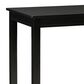 Linon Home Decor Claridge Bar Height Pub Table in Jet-Black - Table Only, , large