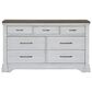 Sasha Lee Queen Storage Bed with Dresser Chest and 2 Nightstands in 2 Tone Hickory, , large