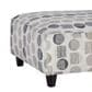 Fusion Furniture 3010 Cocktail Ottoman in Bounce Horizon, , large