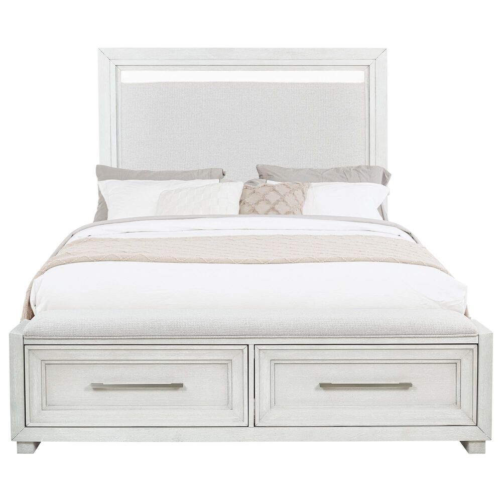Sasha Lee 3-Piece Queen Storage Bedroom Set in Brushed White, , large