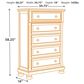 Millenium Porter 5-Piece King Bedroom Set in Rustic Brown, , large