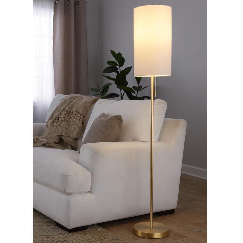 Grandview Gallery Bounty 62&quot; Metal Floor Lamp in Gold, , large