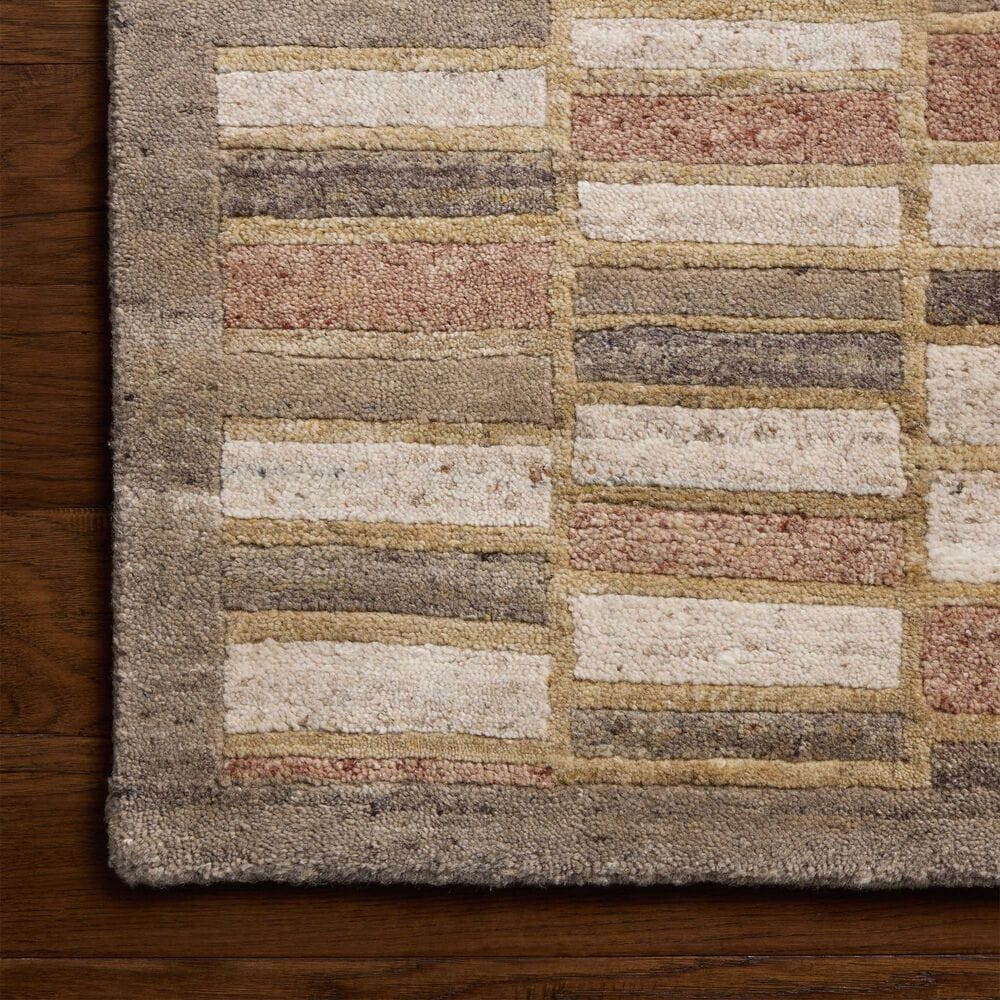 Loloi Nara Smoke and Multicolor 8'6" x 11'6" Area Rug, , large