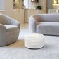 Howard Elliott Shar Pei Short Pouf in White, , large