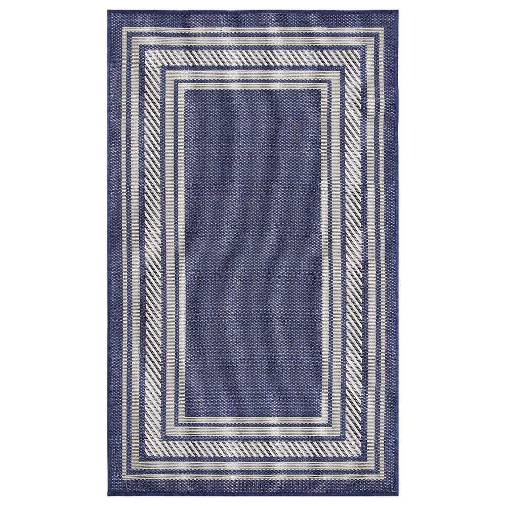 Nourison Horizon HOZ03 Navy 3&#39; x 5&#39; Indoor/Outdoor Area Rug, , large