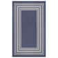 Nourison Horizon HOZ03 Navy 3" x 5" Indoor/Outdoor Area Rug, , large