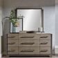 Nicolette Home Anderson Park Dark Rectangle Dresser Mirror in Moose Trail and Frontier Brown, , large