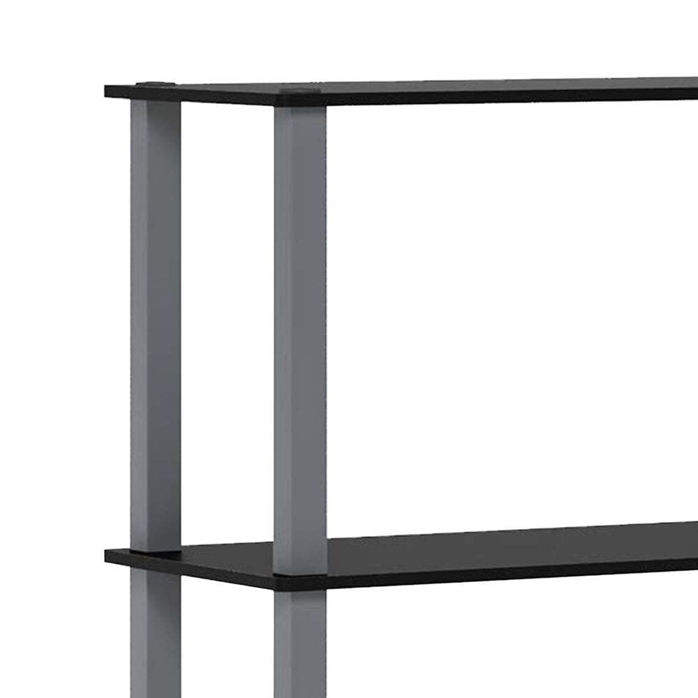 HOMLUX 5-Tier Display Rack in Black and Grey, , large