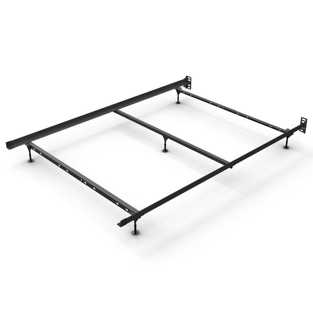 Glideaway Twin/Full/Queen Deluxe Bed Frame with Center Support in Black, , large