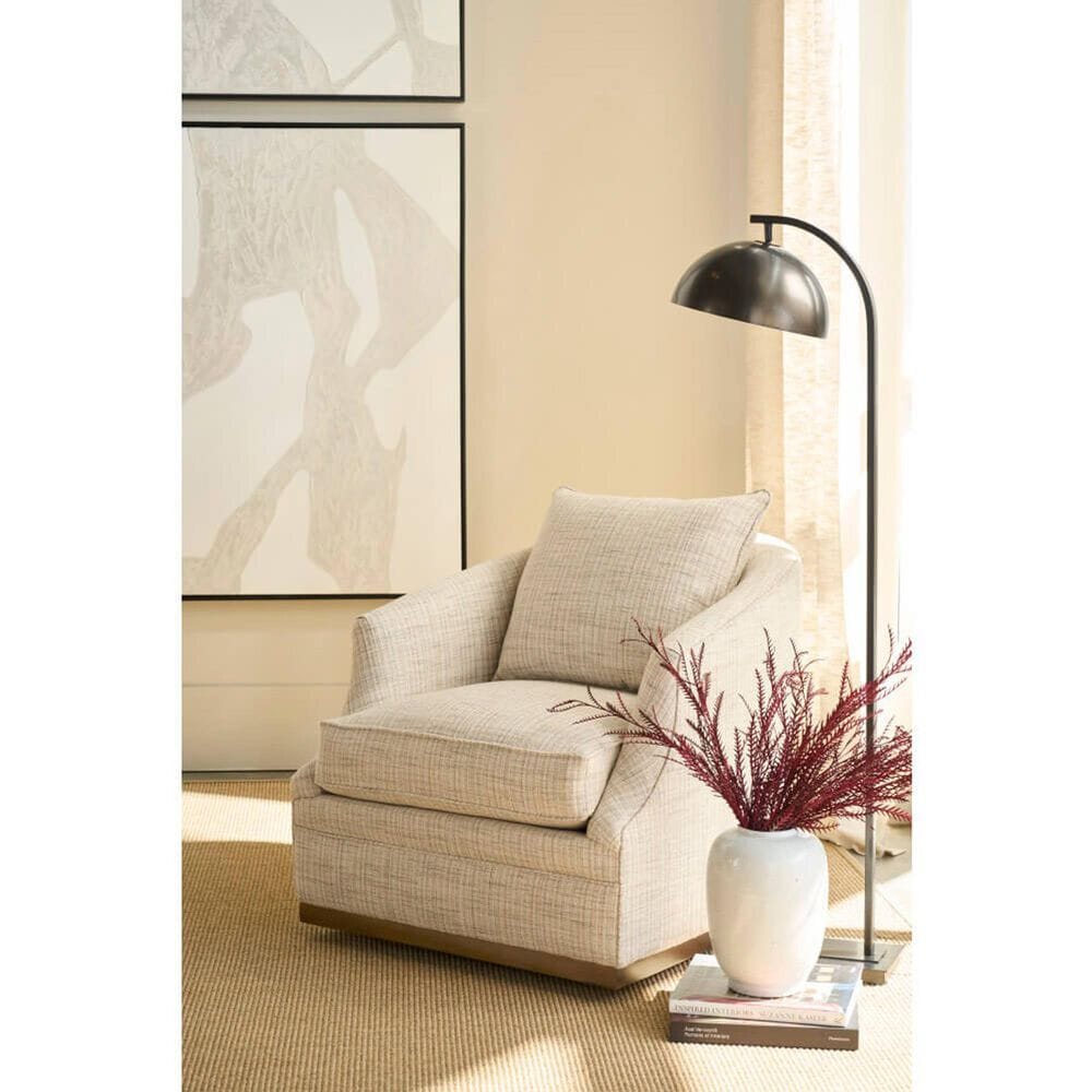 Rowe Furniture Emmerson Swivel Chair in Wheat, , large
