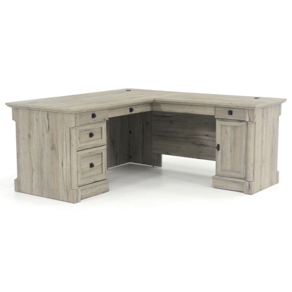 Sauder Palladia L-Shaped Desk in Split Oak, , large