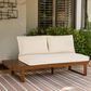 Linon Home Decor Skypark Outdoor Left Side Loveseat in Beige, , large