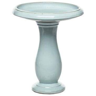 Zentro Living Mayorca Patio Bird Bath in Mint Green, , large
