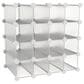 Timberlake 16-Piece Storage Cube Set in White, , large