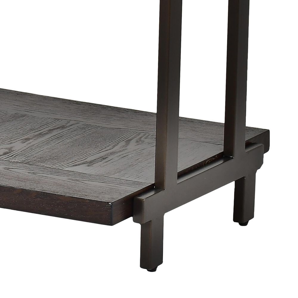 Steve Silver Furniture Terrell End Table in Smoky Brown, , large