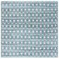 Safavieh Montauk Southwestern 4" Square Turquoise and Multicolor Area Rug, , large