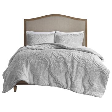 Hampton Park Arya 2-Piece Twin Comforter Set in Grey, , large