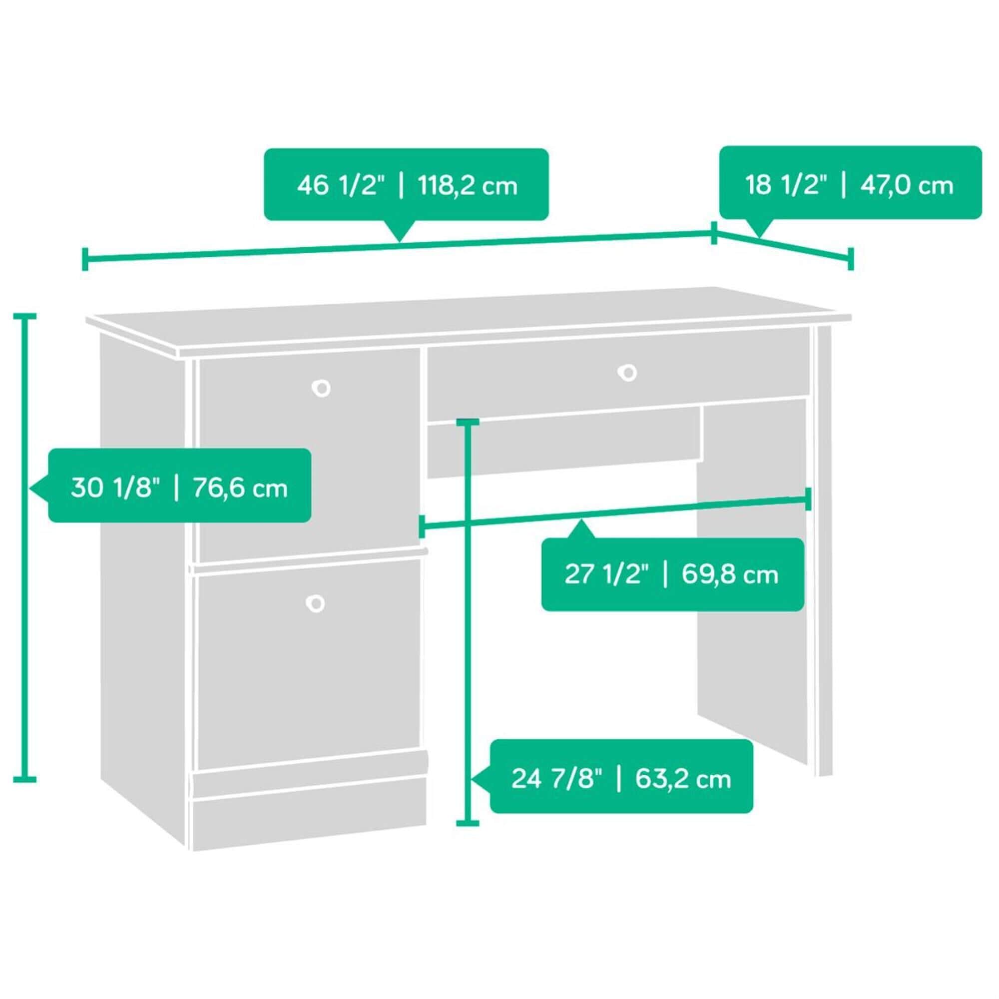 Sauder select top computer desk 408995