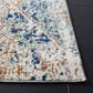 Safavieh Aston ASN728 9" x 12" Ivory and Navy Area Rug, , large